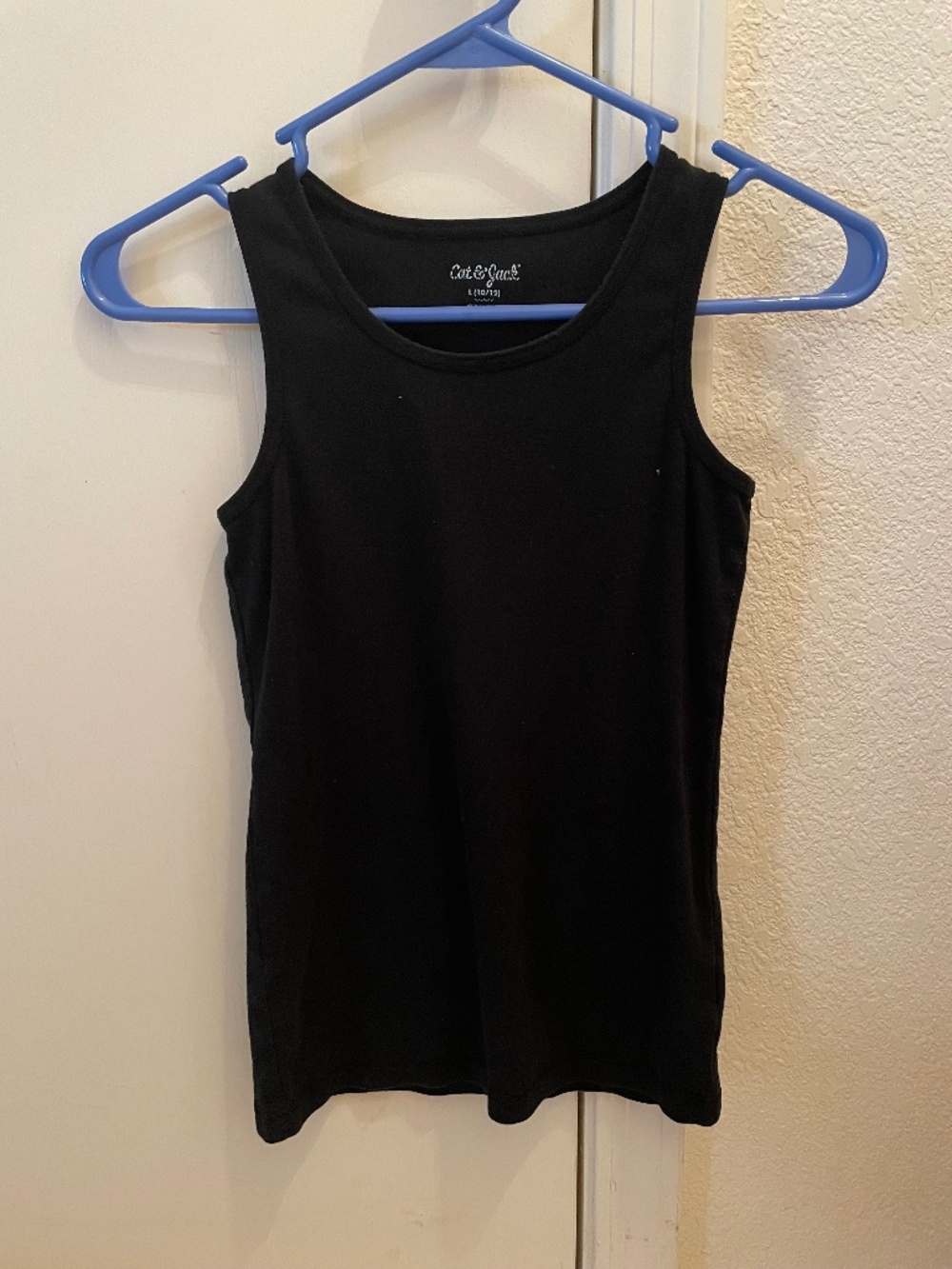 Black tank top